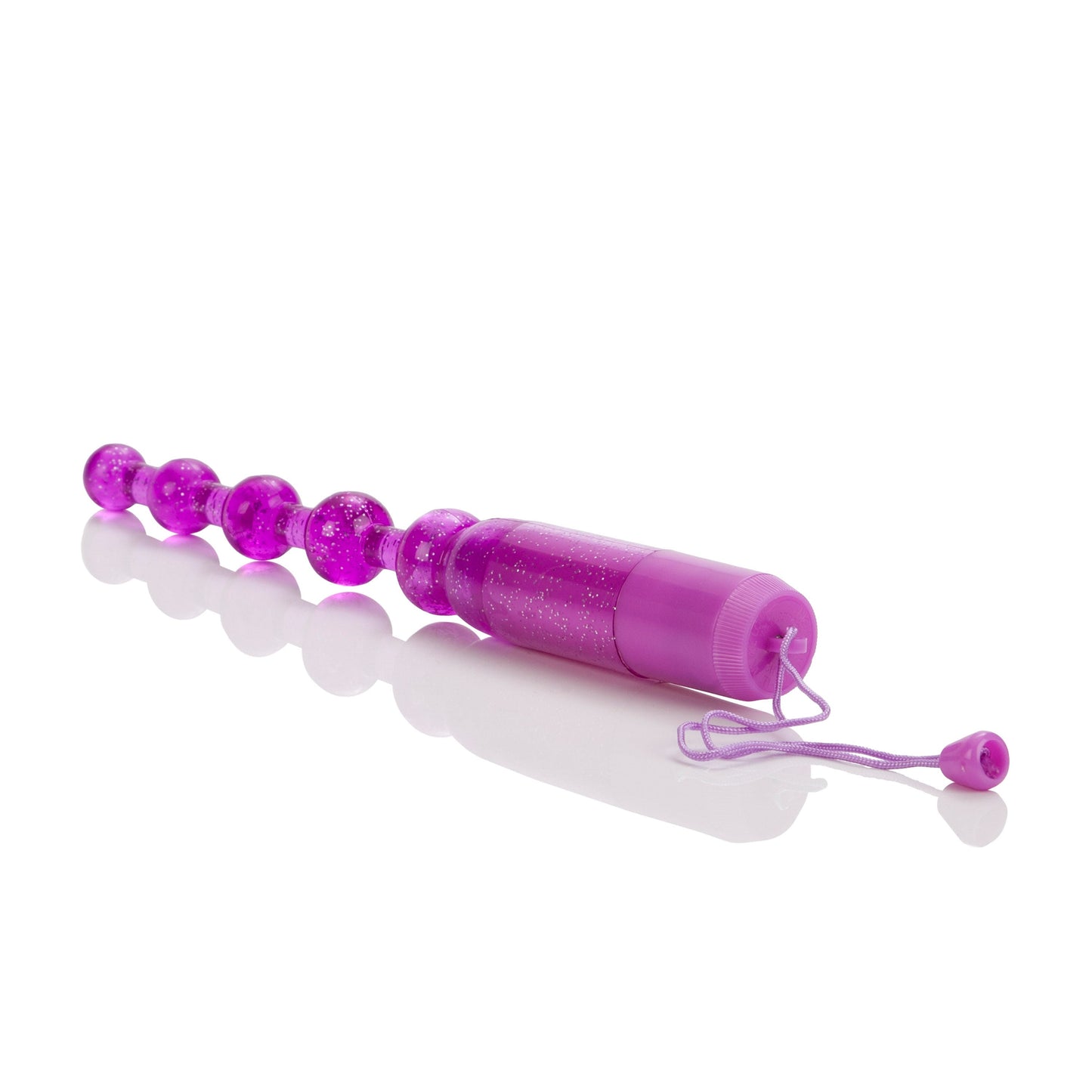 CalExotics Pink Vibrating Pleasure Beads with Beaded Shaft