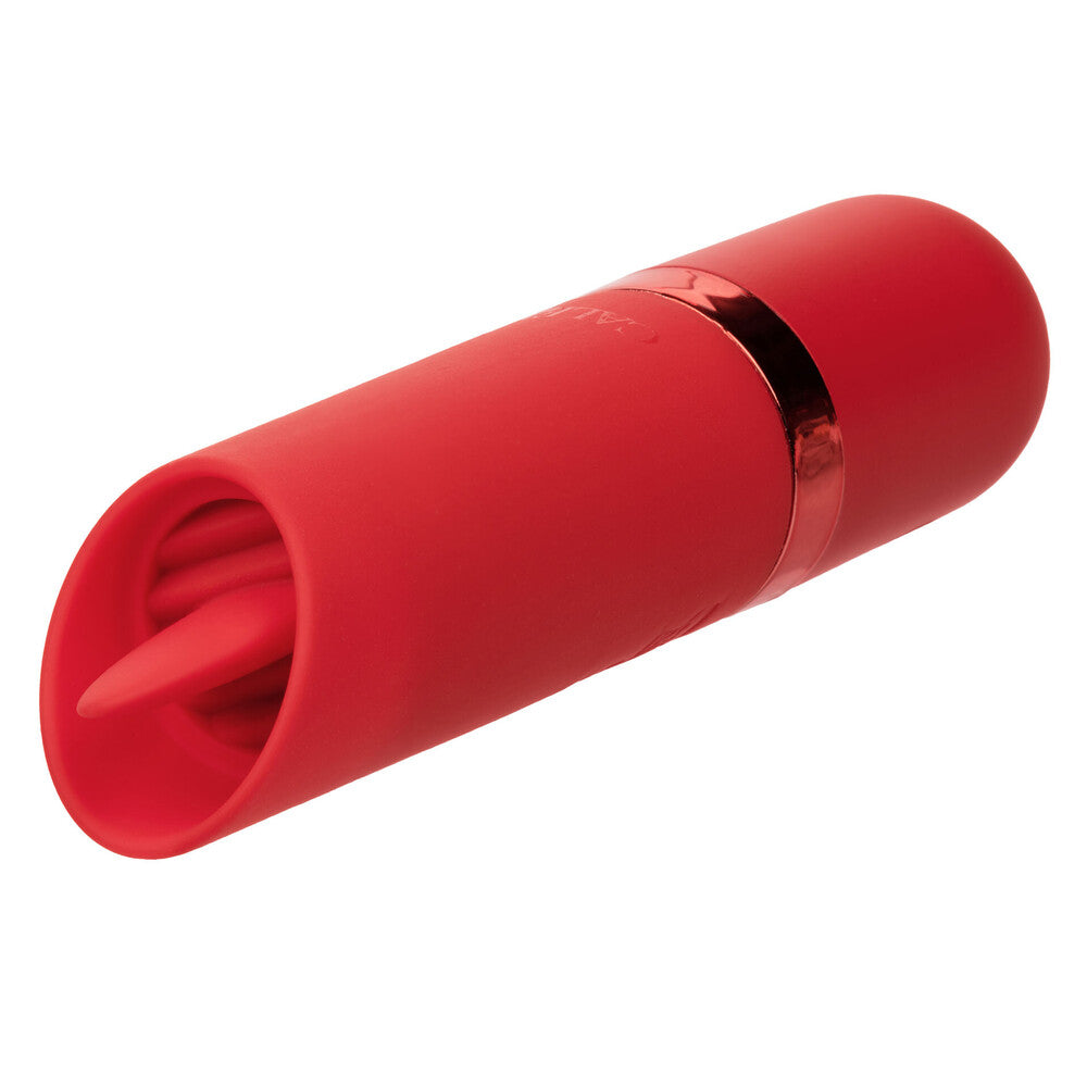 Kyst Flicker Mini (Pink) – Waterproof Mini Massager with Flickering Tongue Tip and 10 Vibration Functions
