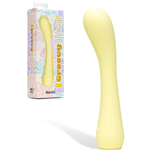 Adam & Eve Groovy Glow-Ups Bendie – USB Rechargeable 18cm G-Spot Vibrator