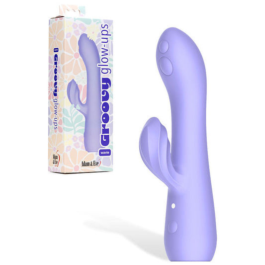 Adam & Eve Wavie – USB Rechargeable 16.5 cm Rabbit Vibrator