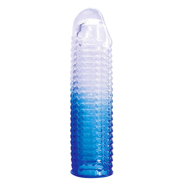 Adam & Eve Sapphire Sleeve Set – Clear Penis Sleeve Set of 4