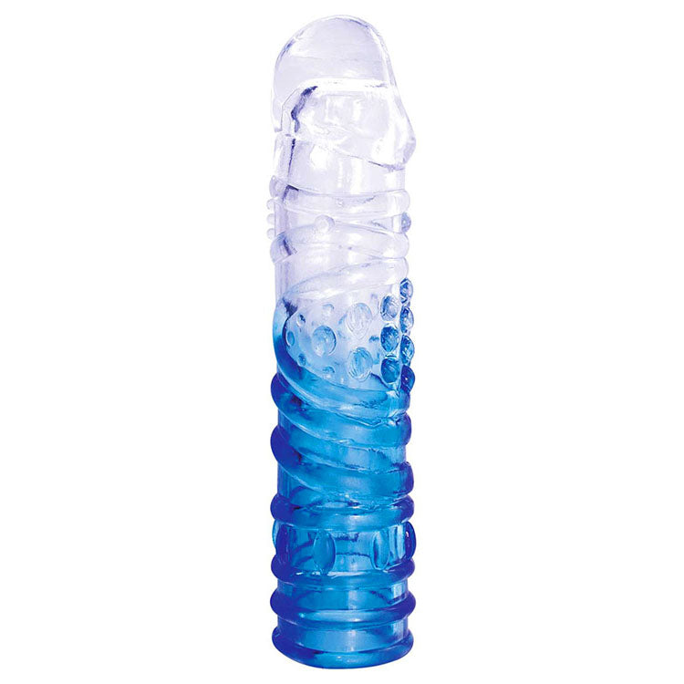 Adam & Eve Sapphire Sleeve Set – Clear Penis Sleeve Set of 4