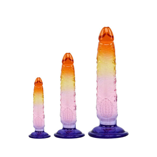 Adam & Eve Sunset Dreams Trio – Multicoloured Dildo Set of 3 Sizes