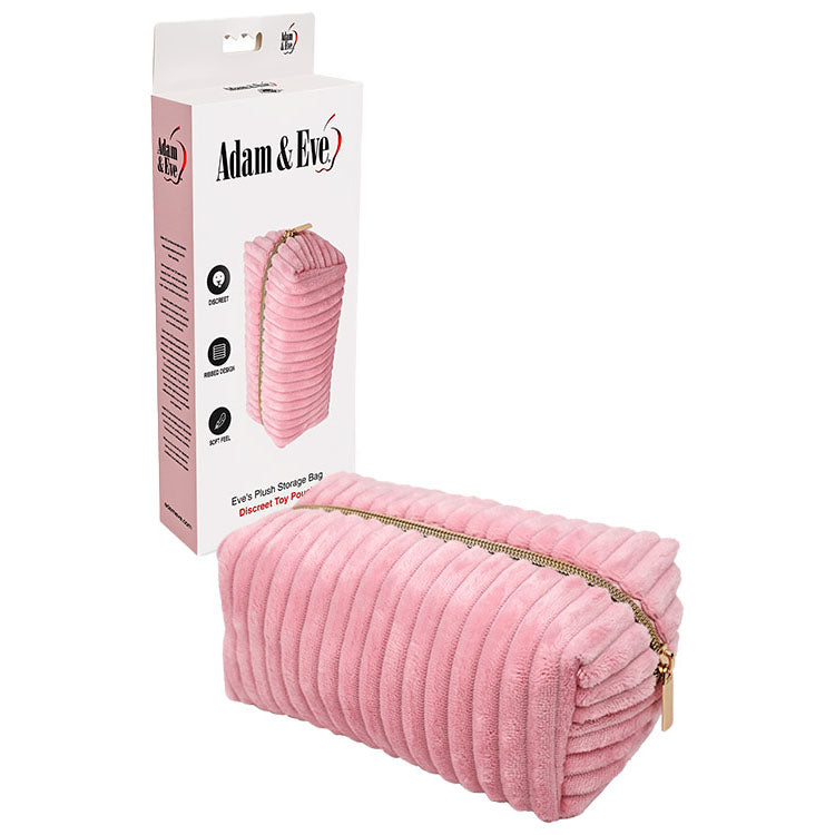 Adam & Eve Eves Plush Storage Bag – Discreet Luxury Storage Bag