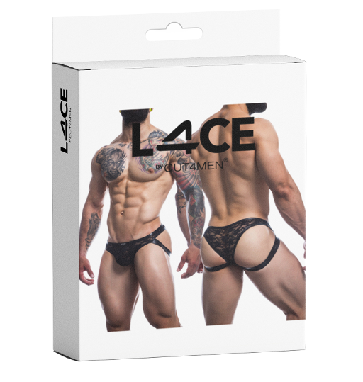 Cut 4 Men L4CE Jockstrap Capri Black X-Large