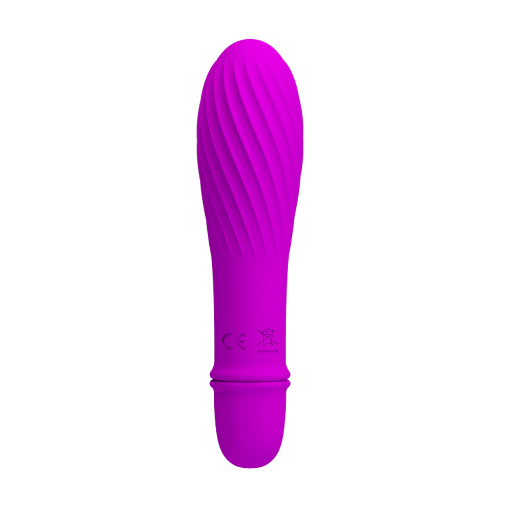Solomon Mini Vibrator – Silicone Small Vibrator with Swirl Tip