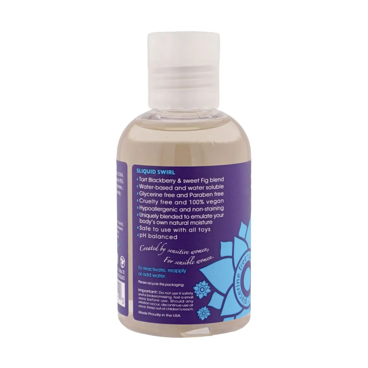 Sliquid Naturals Swirl – Flavored Water-Based Lubricant 4.2 Fl Oz