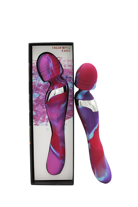 Colourful Camo Beja 2in1 (Pink) – Rechargeable Multi-Purpose Vibrator
