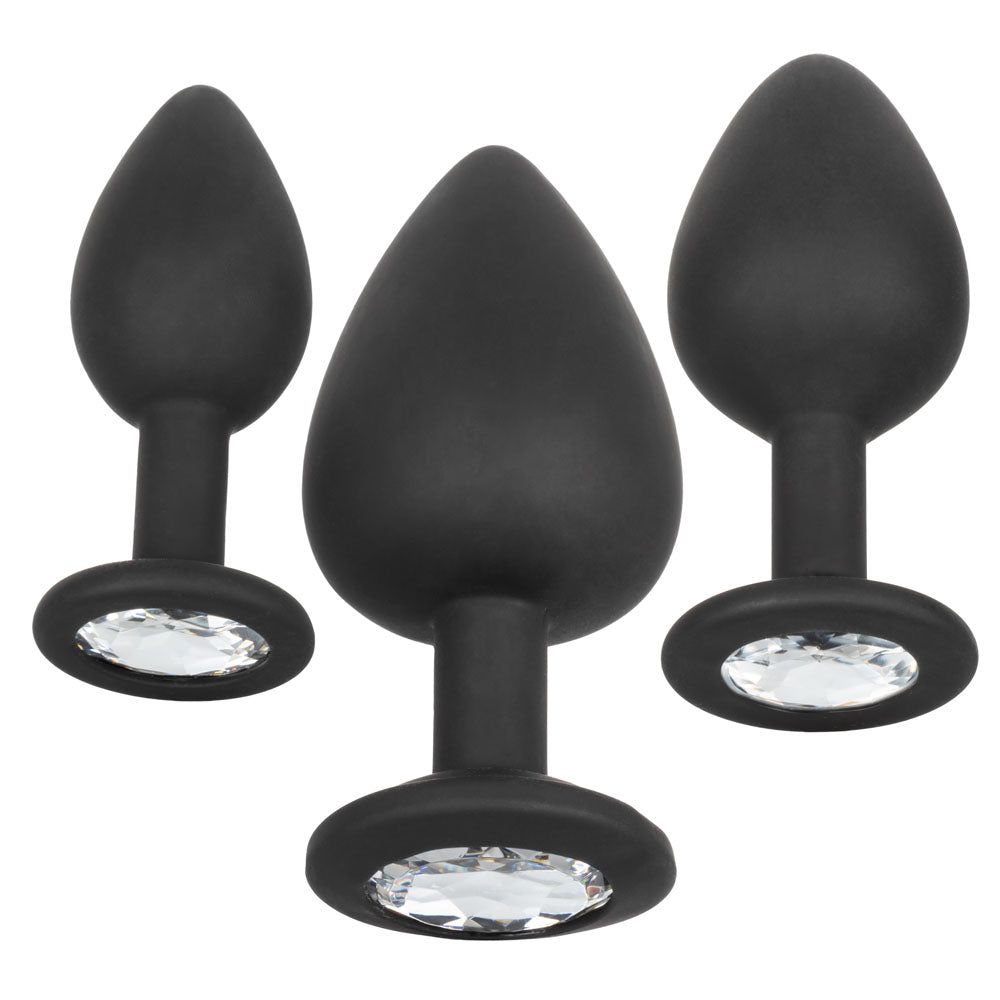 Silicone Gem Anal Kit – Set of 3 Graduated Anal Plugs