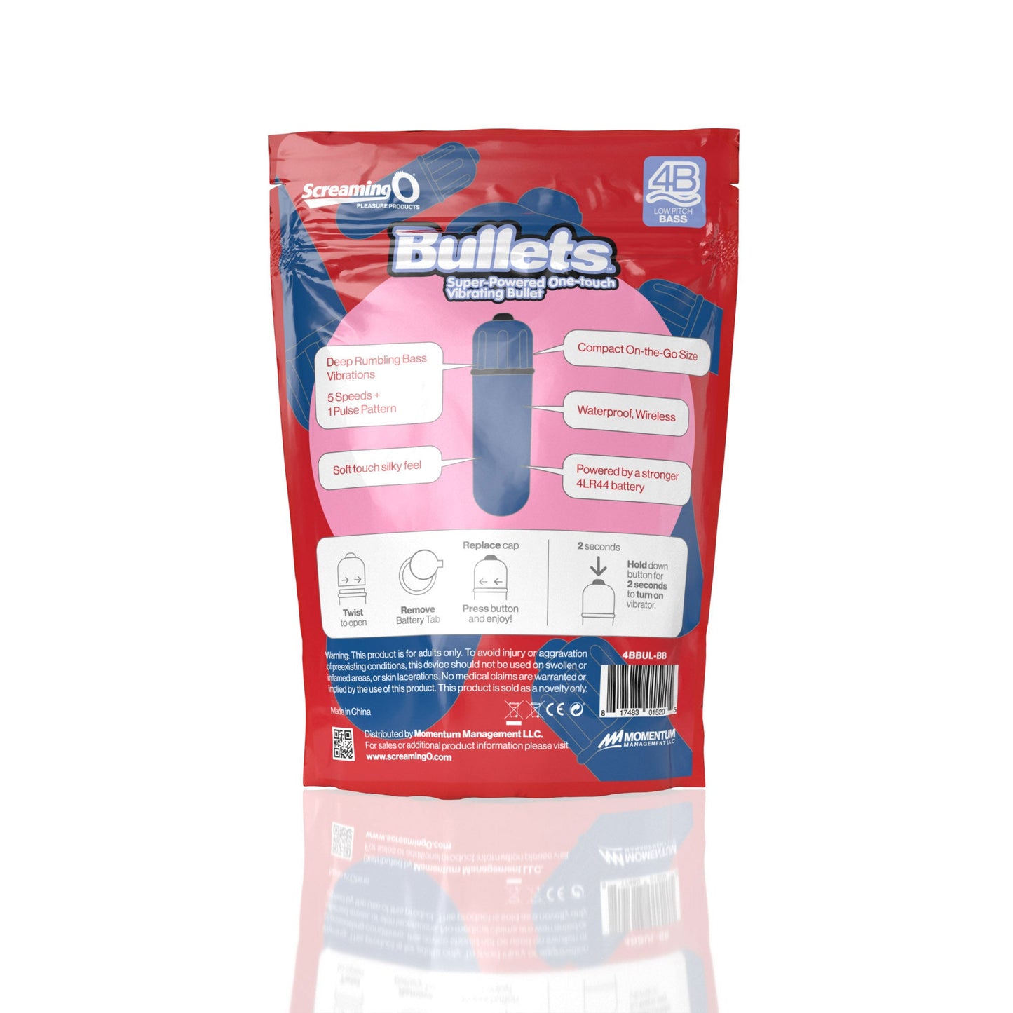 Bullets 4B Low Pitch Bass (Blueberry)