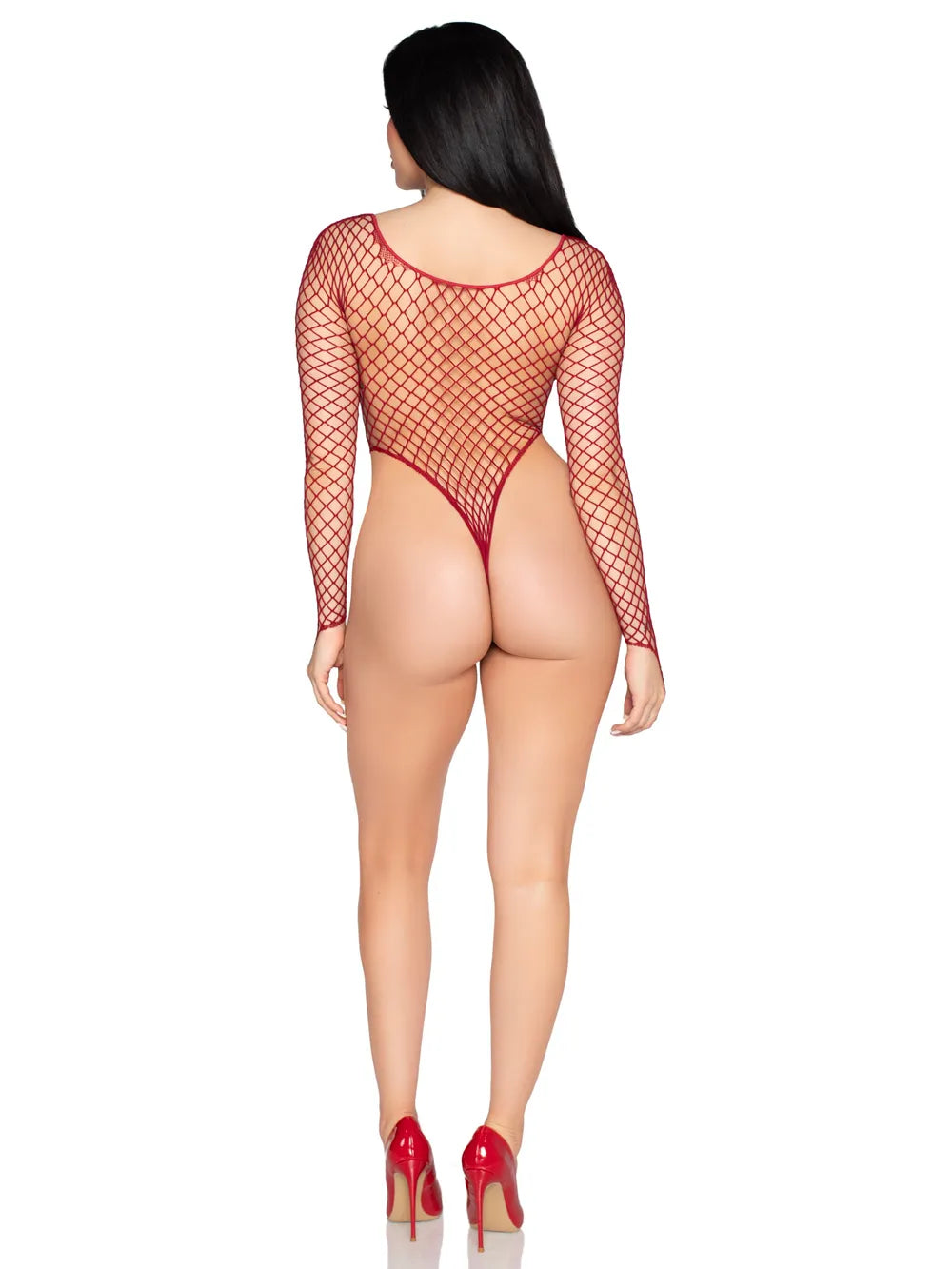 High-Cut Industrial Net Bodysuit (Black) – Bodysuit