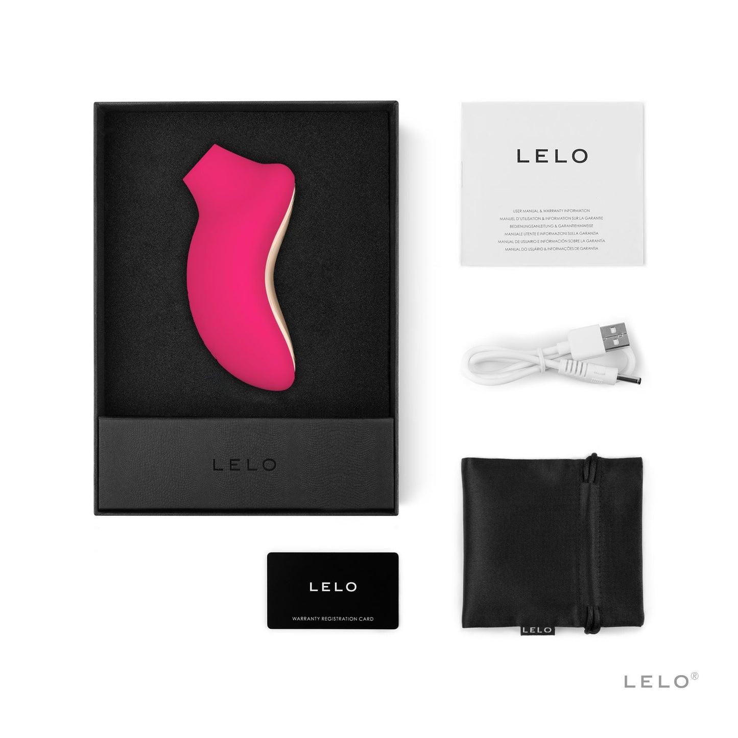 Lelo Sona Cruise 2 Cerise Clitoral Vibrator