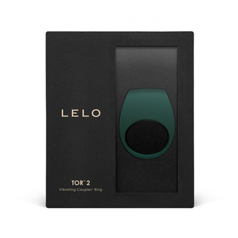 Lelo Tor 2 – Waterproof Rechargeable Couples Ring - Deep Green