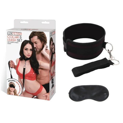 Neoprene Collar and Leash Set – Comfortable Bondage Accessory