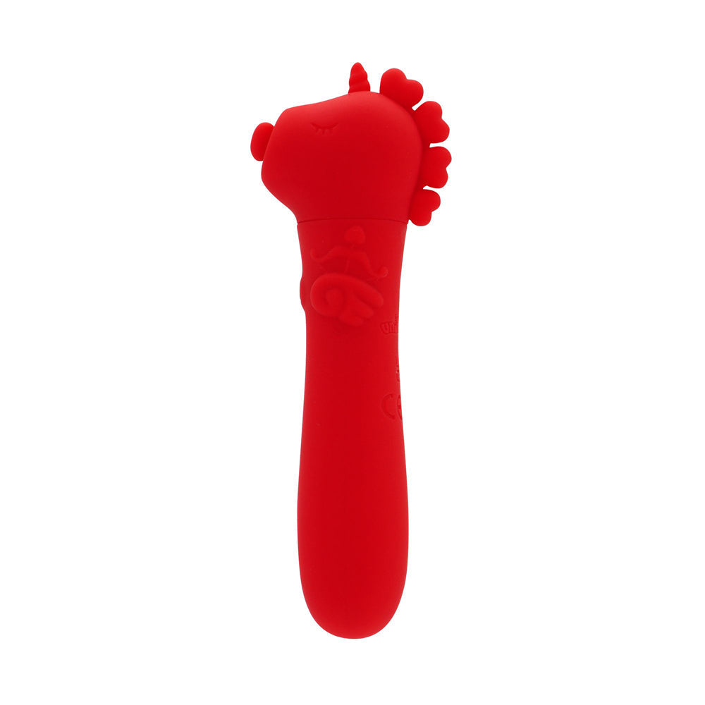 Unihorn Cupid's Beau (Red) – Silicone USB Bullet Vibrator with 10 Speeds