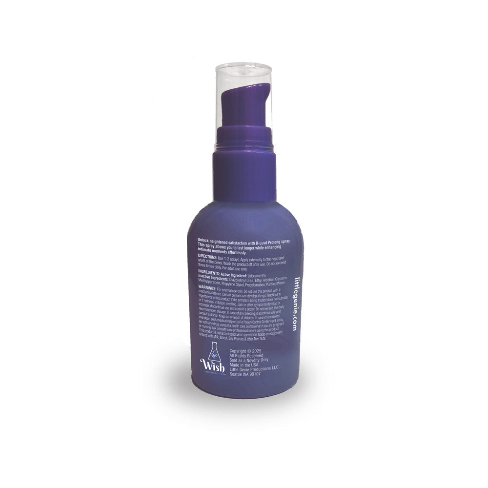 B-Luvd Prolong Spray – 2oz Delay Spray
