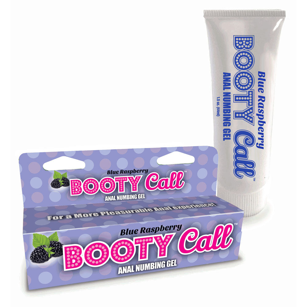 Booty Call Blue Raspberry Flavored Anal Numbing Gel – 44 ml Gel