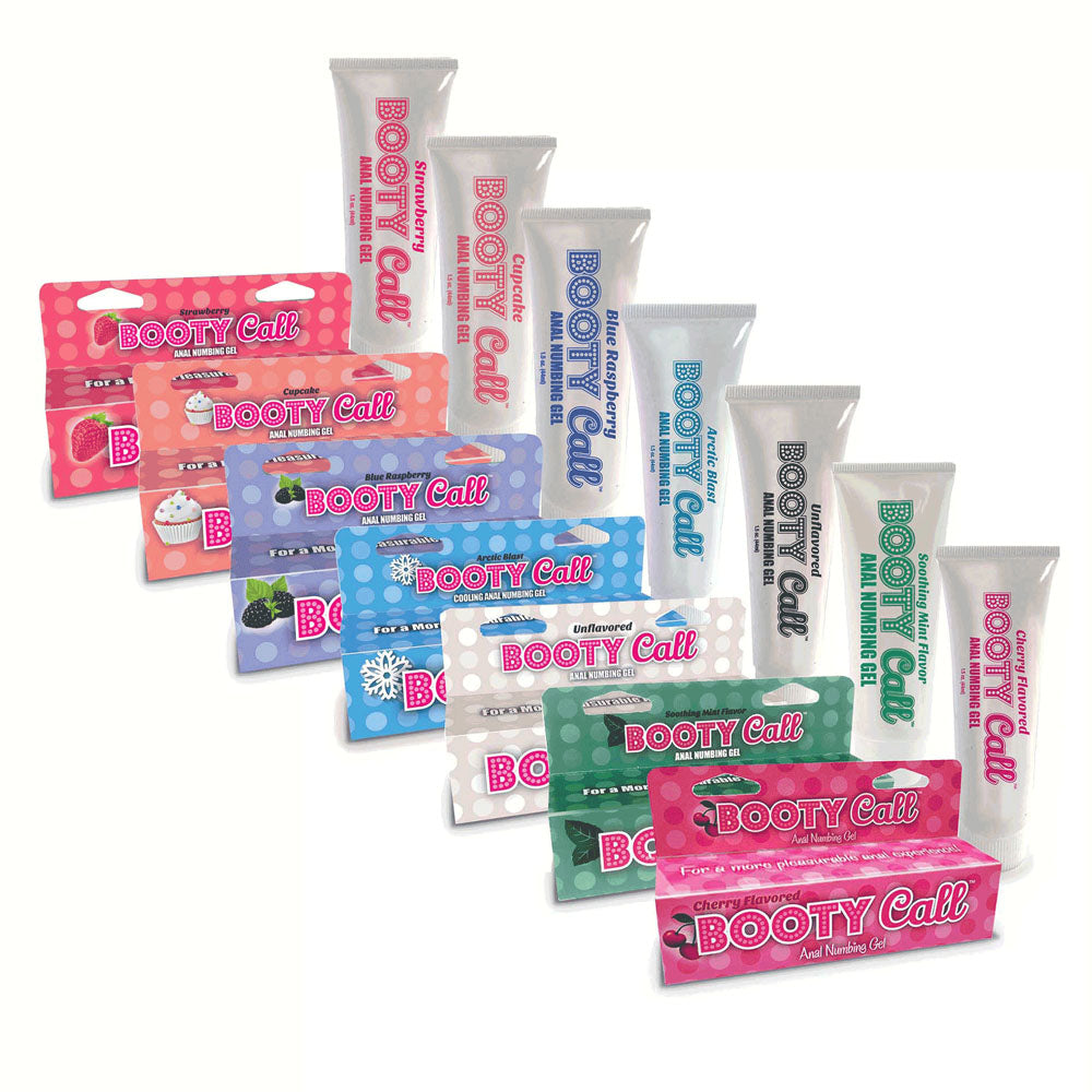 Booty Call Blue Raspberry Flavored Anal Numbing Gel – 44 ml Gel