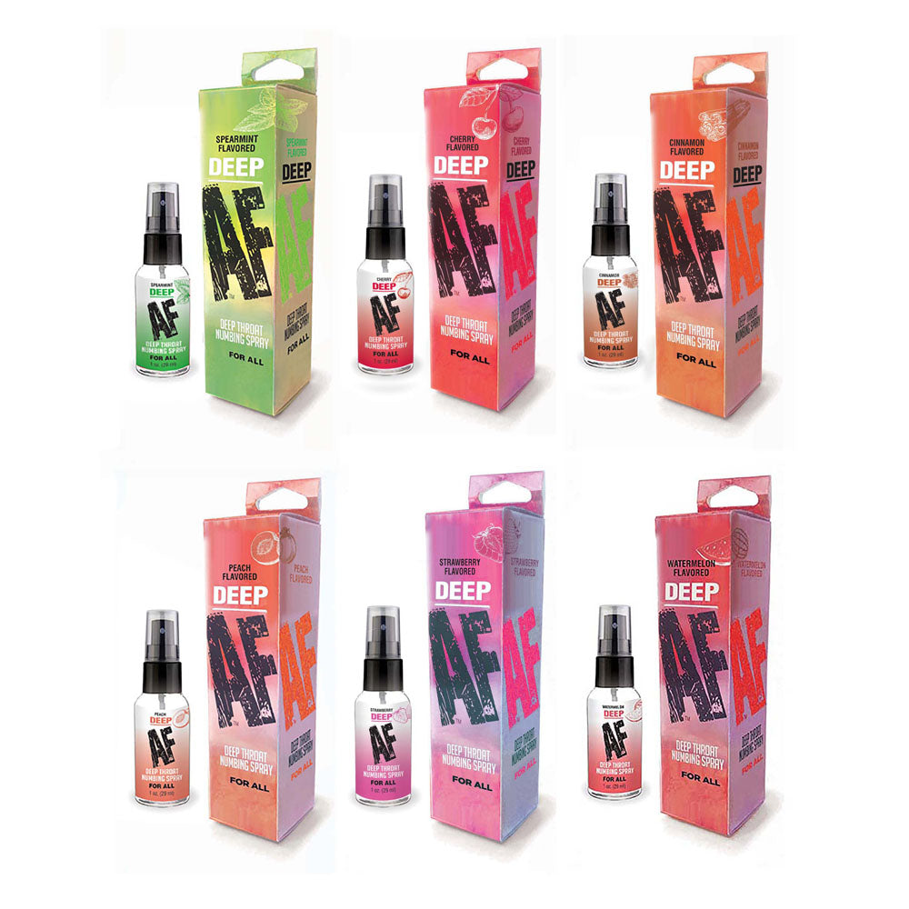 Deep AF (Strawberry) – Flavored Oral Desensitizer Spray 29 ml