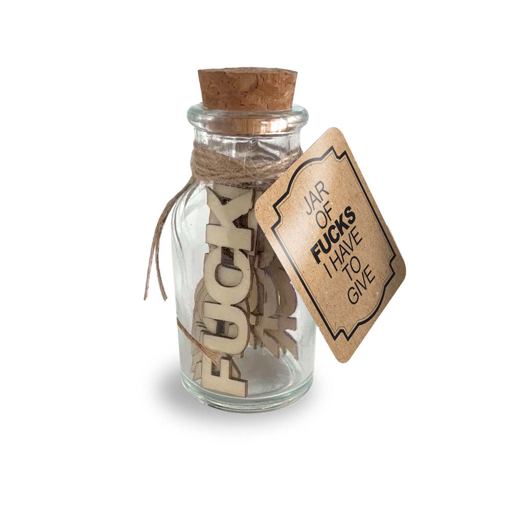 Jar of Fucks I Have to Give – 15 Pack Novelty Gift Jar