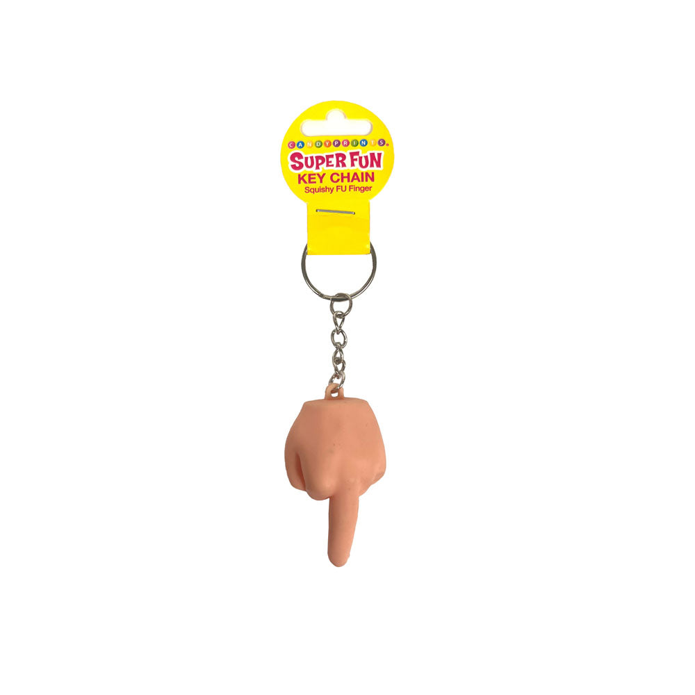 Little Genie Super Fun Squishy Middle Finger Key Chain – Cheeky Accessory 6-Pack