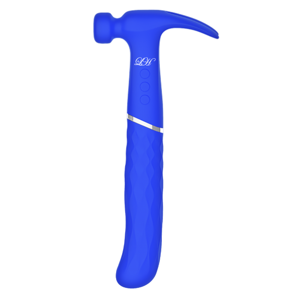 Love Hamma Angle Tip Vibrator Blue with 10 Thrusting Speeds and Dual Stimulation