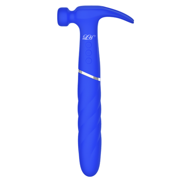 Love Hamma Round Tip Vibrator Blue with Dual Stimulation and Multiple Speeds