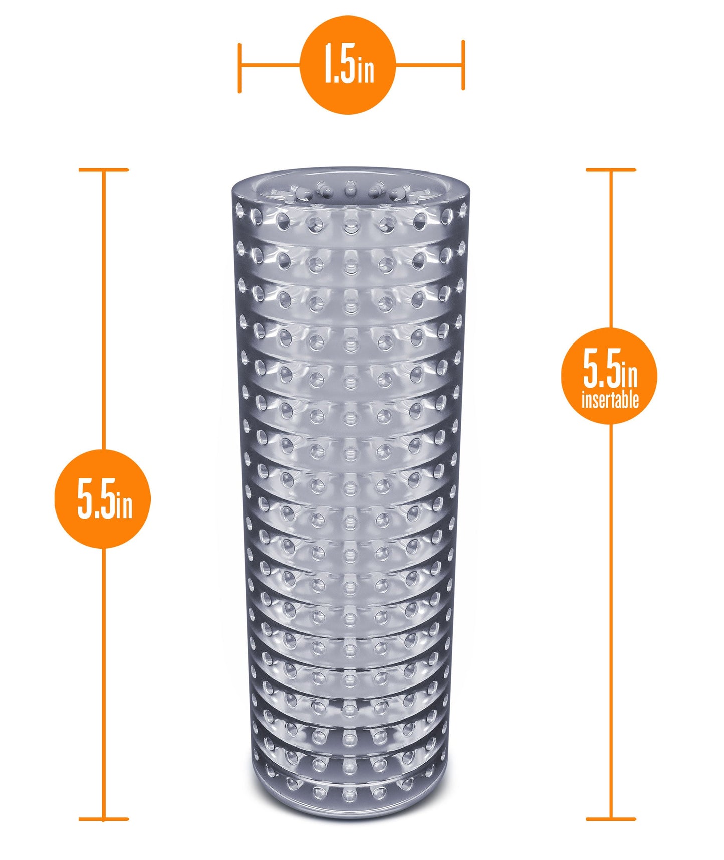 Rize Clear Stimulating Masturbation Sleeve