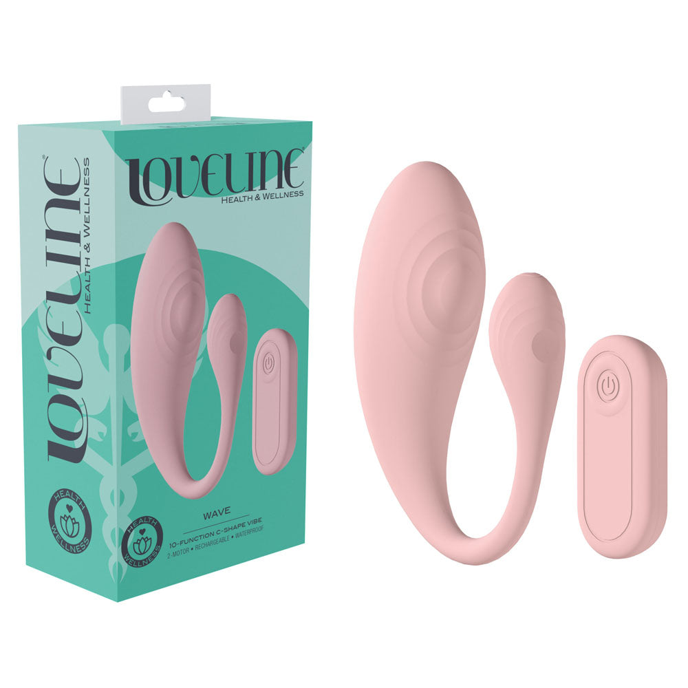 Lovelife Wave C Shaped Vibrator with Remote Control