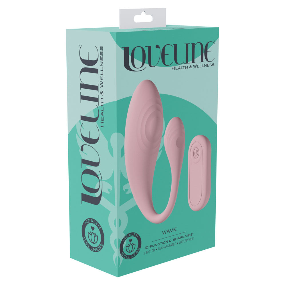Lovelife Wave C Shaped Vibrator with Remote Control