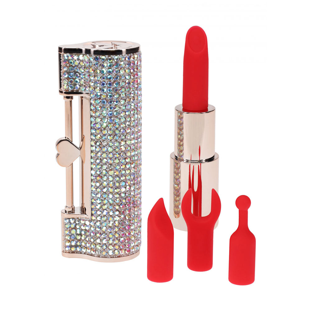 Loveline Diamond – 8.3 cm USB Rechargeable Lipstick Vibrator