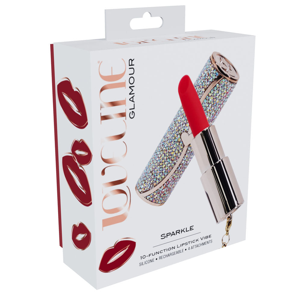 Lovelife Sparkle – USB Rechargeable 8.3 cm Lipstick Vibrator