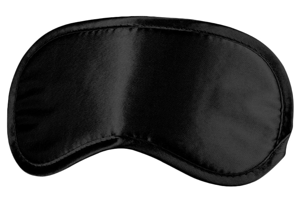 White Satin Eye Mask Blindfold for Relaxation and Intimate Moments