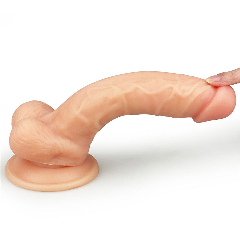 Lovetoy The Ultra Soft Dude (8 Inch) – Realistic Soft Dildo