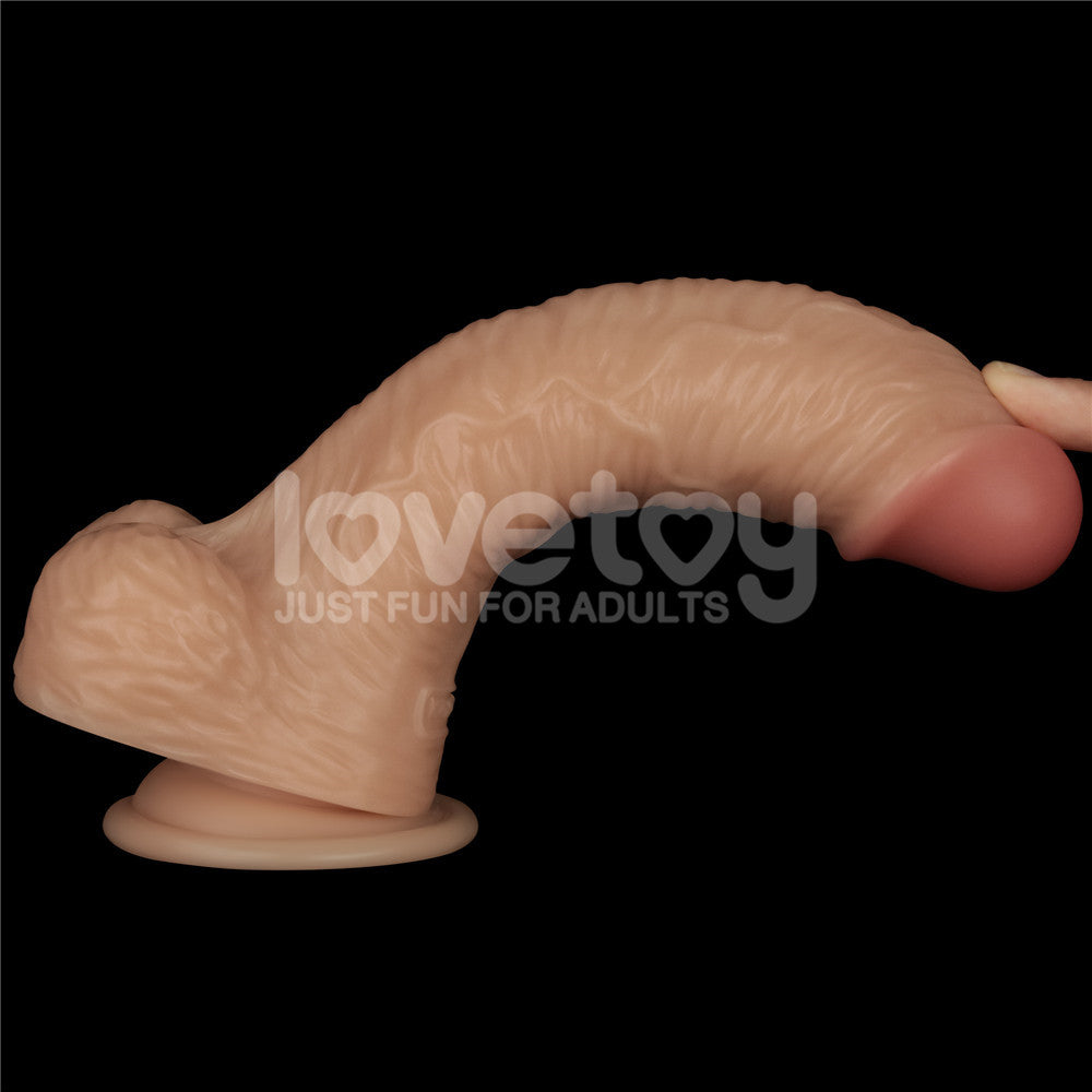 Power Basics 8.5 Inch USB Rechargeable Vibrating Dildo