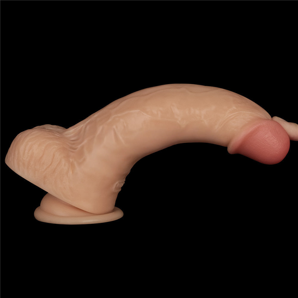 Power Basics 9 Inch Vibrating Dildo – Realistic Design Dildo