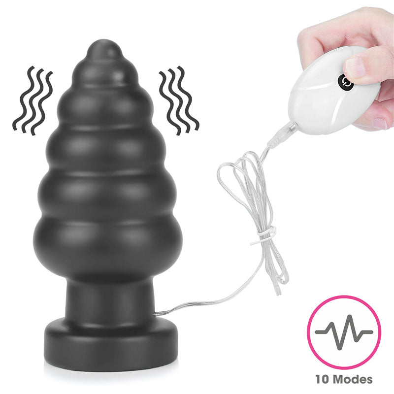 King Sized Anal Cracker – XL 7 Inch Vibrating Butt Plug