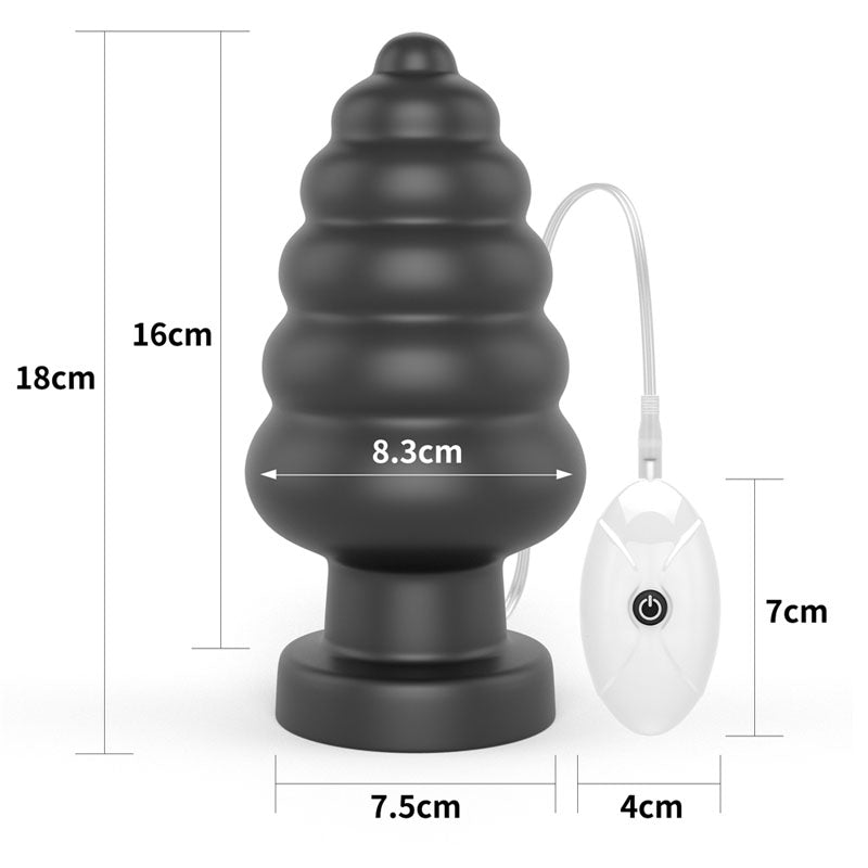 King Sized Anal Cracker – XL 7 Inch Vibrating Butt Plug