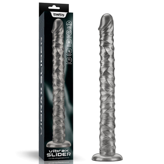 Vibrax Slider King Sized – 16 Inch USB Rechargeable Vibrating Dildo