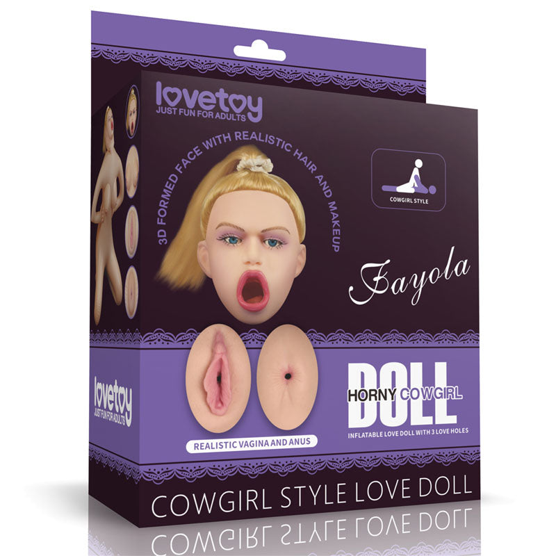 Fayola Horny Cowgirl Inflatable Love Doll – Life-Size Inflatable Love Doll