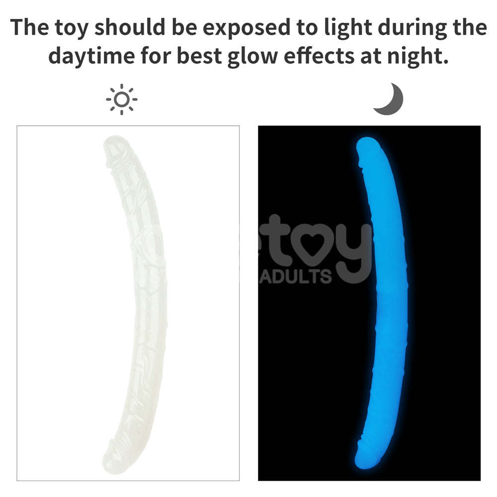 Lumino Play 18.5 Inch Glow in the Dark Double Dildo