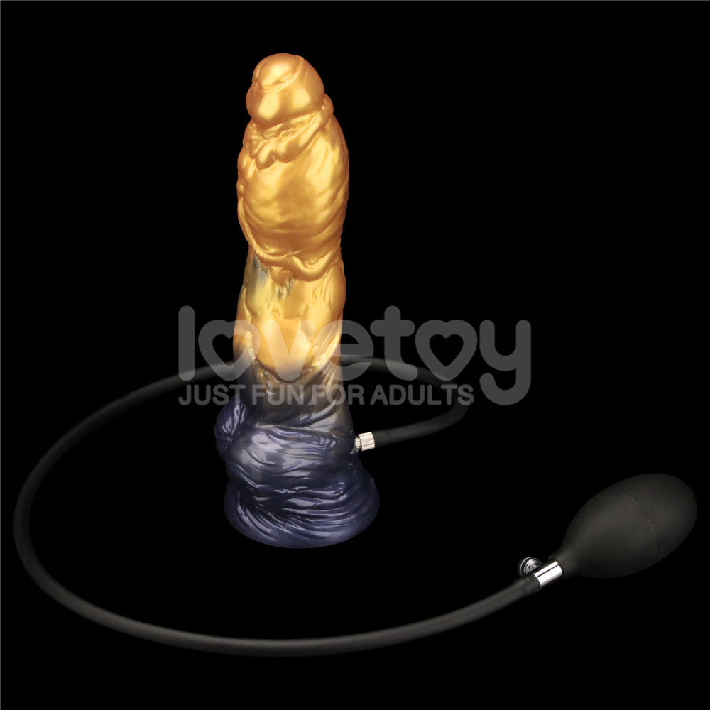 Aerosx Dual Density Inflatable Dildo – 10 Inch Inflatable Dildo