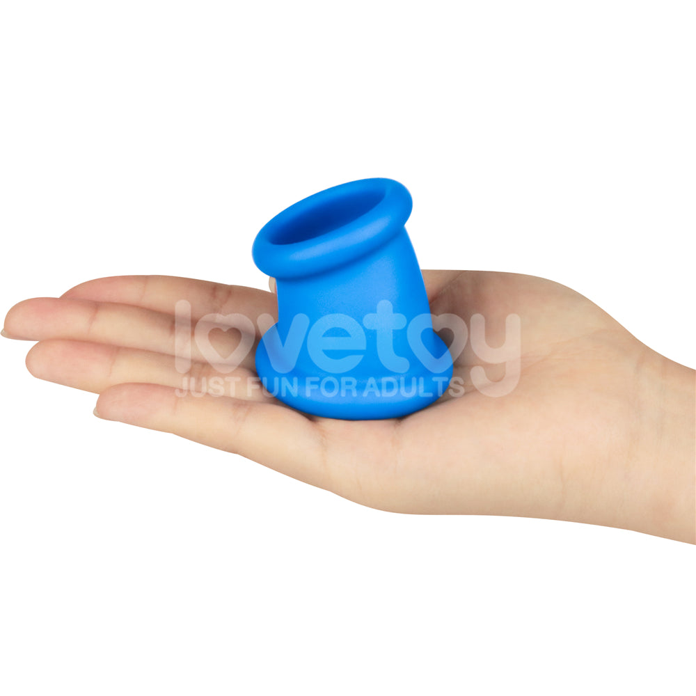 Tapered Squeeze Stretcher – Dual-Function Penis Ring and Ball Stretcher Silicone Device