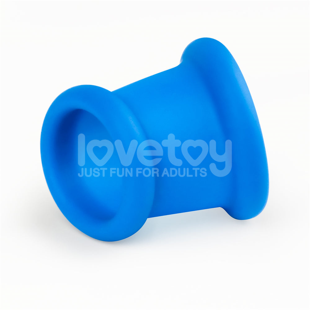 Tapered Squeeze Stretcher – Dual-Function Penis Ring and Ball Stretcher Silicone Device