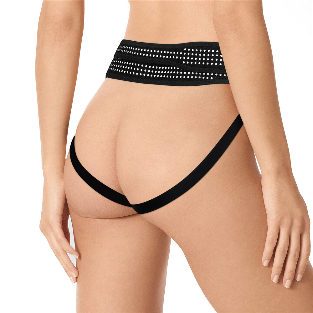 Lovetoy Easy Strapon Harness Adjustable Polka Dot Style