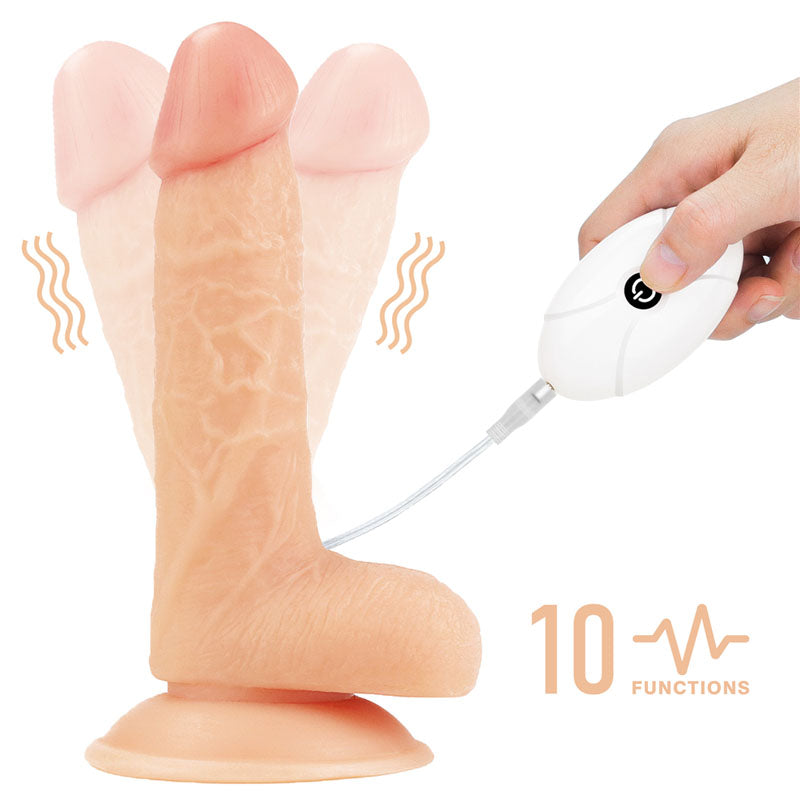 Ingen Vibrating Easy Strap-On Set – 17.8 cm Vibrating Strap-On