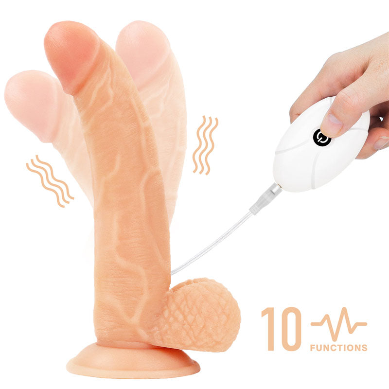 Ingen Vibrating Easy Strap-On Set – 21.6 cm Vibrating Strap-On