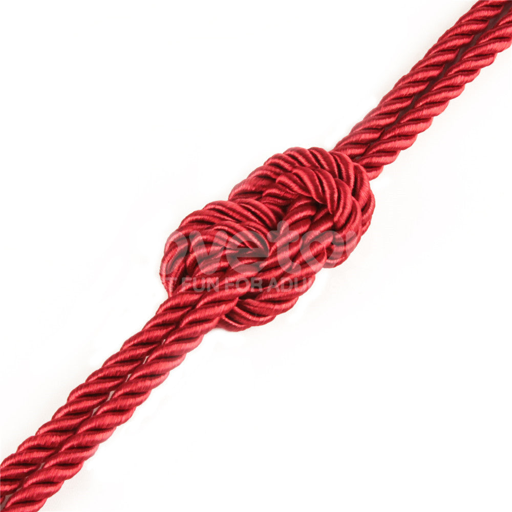 Rebellion Reign Ebony Silky Bondage Rope 10 Meter