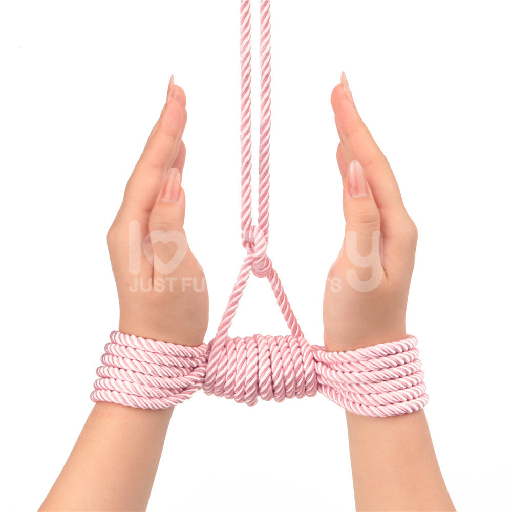 Rebellion Reign Ebony Silky Bondage Rope 10 Meter – Luxury Bondage Rope