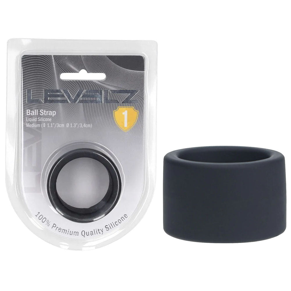 Levelz Liquid Silicone Ball Strap – Body-Safe Non-Vibrating Ball Strap